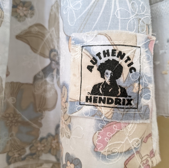 Jimi Hendrix Experience embroidered button up w/ signature. Highly detailed - Picture 12 of 15